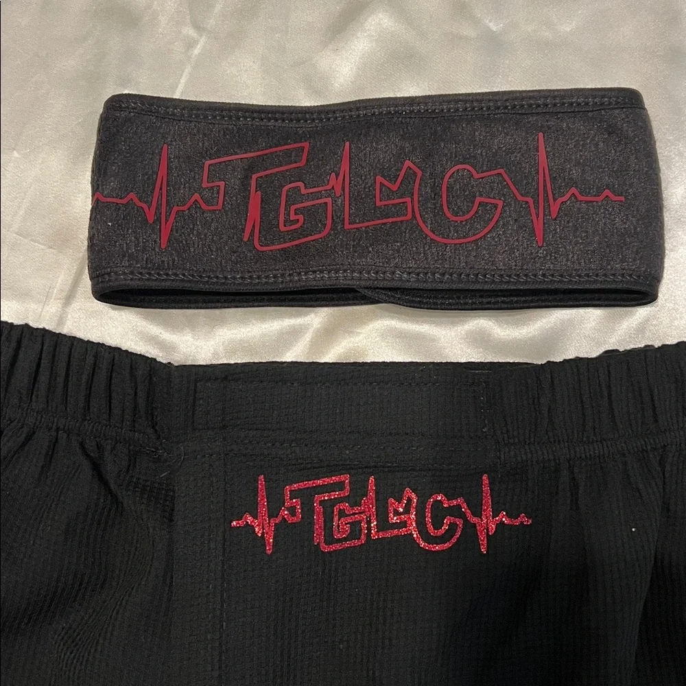 TGLC EMTG Themed Towel Wrap and Headband - Picture 2 of 2